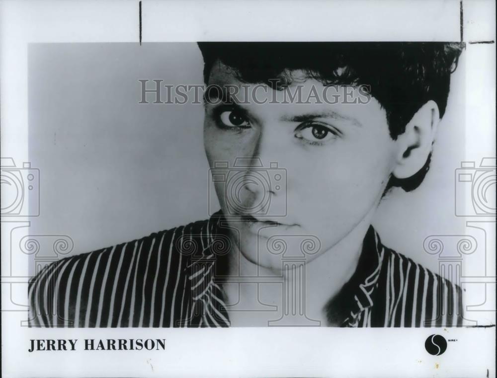 1988 Press Photo Jerry Harrison New Wave Singer Songwriter Musician Talking Head - Historic Images