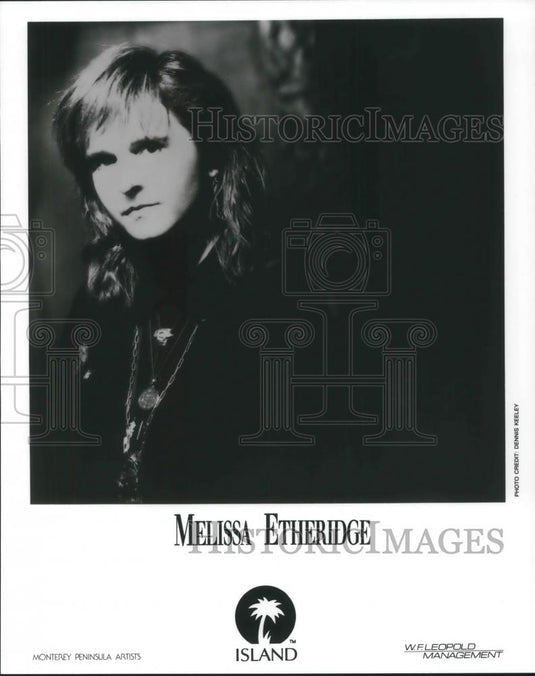 1990 Press Photo Melissa Etheridge Rock Singer Songwriter Guitarist - cvp06164 - Historic Images