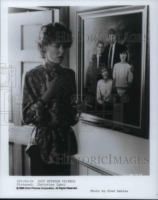 1986 Press Photo Christine Lahti in Just Between Friends - 440 - cvp18827 - Historic Images