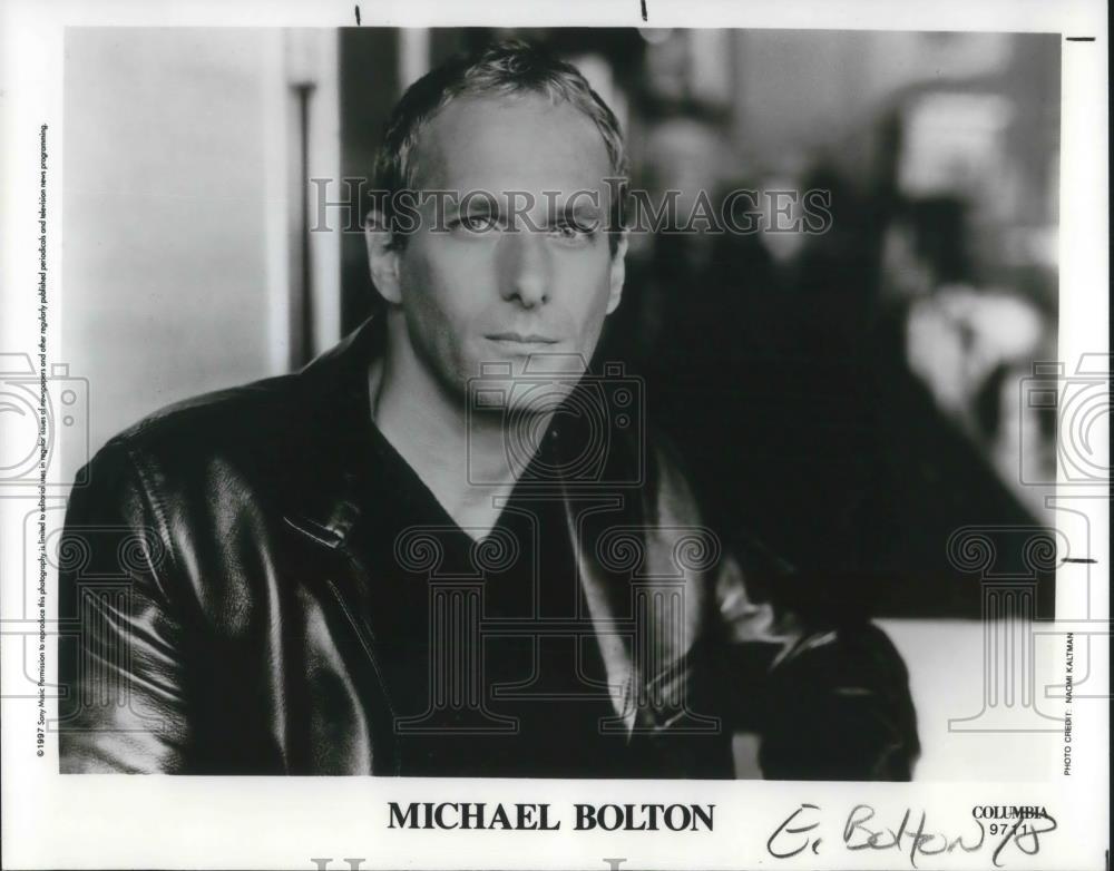 1998 Press Photo Michael Bolton Pop Singer Songwriter Musician - cvp02154 - Historic Images