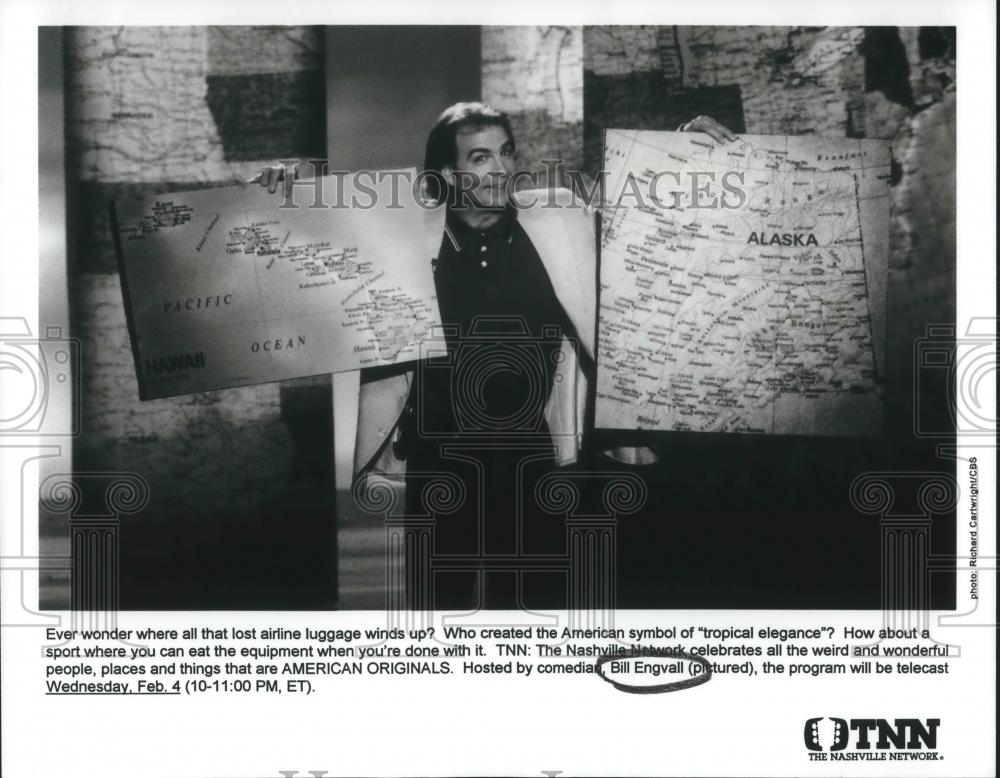 1998 Press Photo Bill Engvall Hosting American Originals - cvp06529 - Historic Images