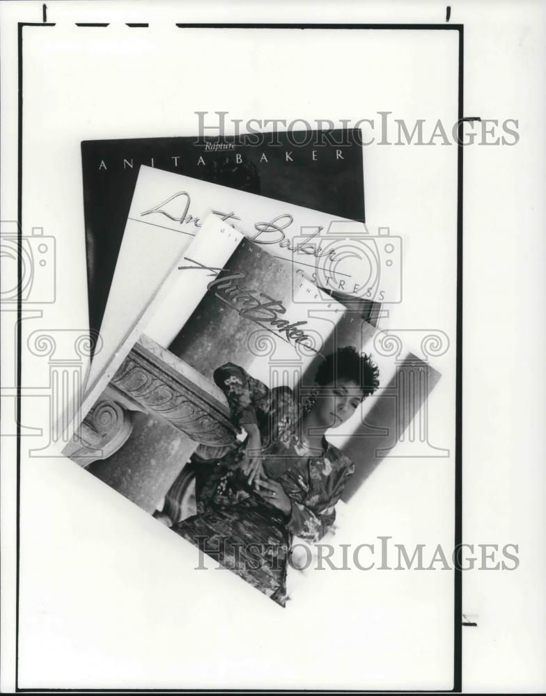 1988 Press Photo Anita Baker R&amp;B Jazz Soul Singer Songwriter - cvp15706 - Historic Images