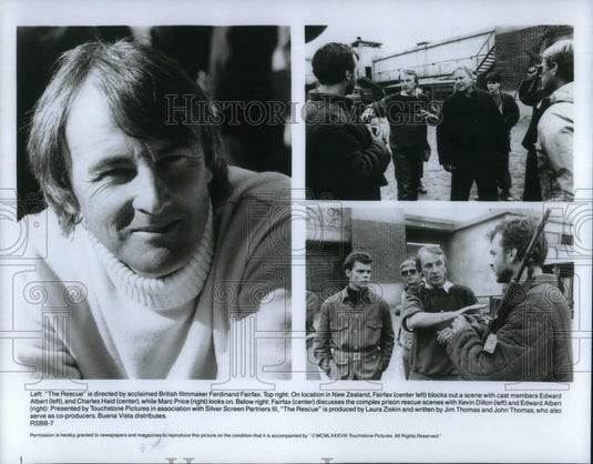 Press Photo Filmmaker Ferdinand Fairfax of The Rescue - cvp11725 - Historic Images