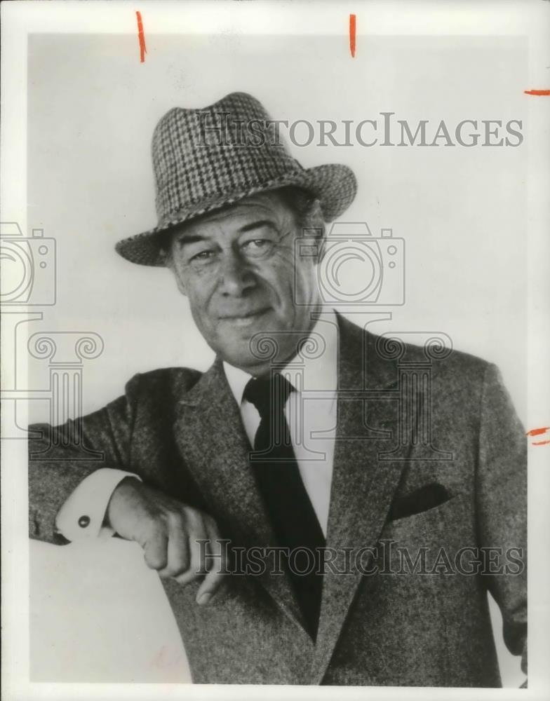 1978 Press Photo Rex Harrison stars in The Kingfisher Broadway Musical - Historic Images