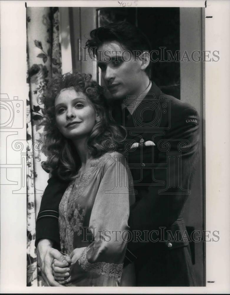 1991 Press Photo Calista Flockheart &amp; Roger Howarth in You Touched Me - Historic Images