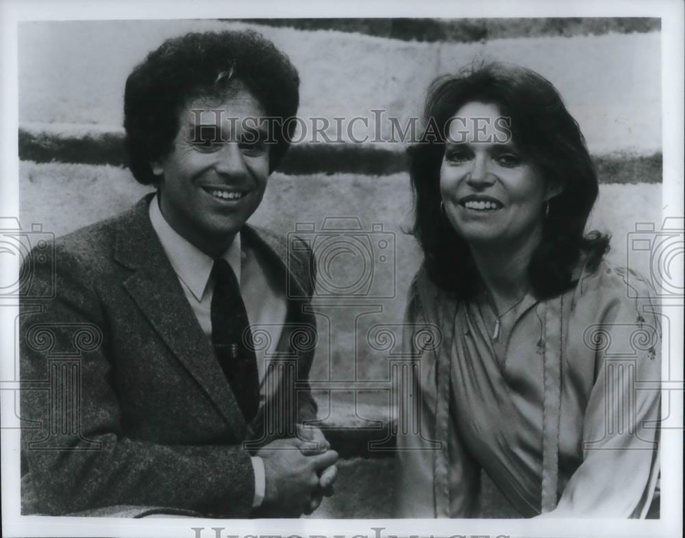 1981 Press Photo Tom Cottle &amp; Barbara Feldon of Real Life Stories - cvp18419 - Historic Images