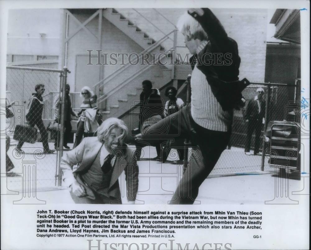 1978 Press Photo Movie Good Guys Wear Black - cvp19011 - Historic Images