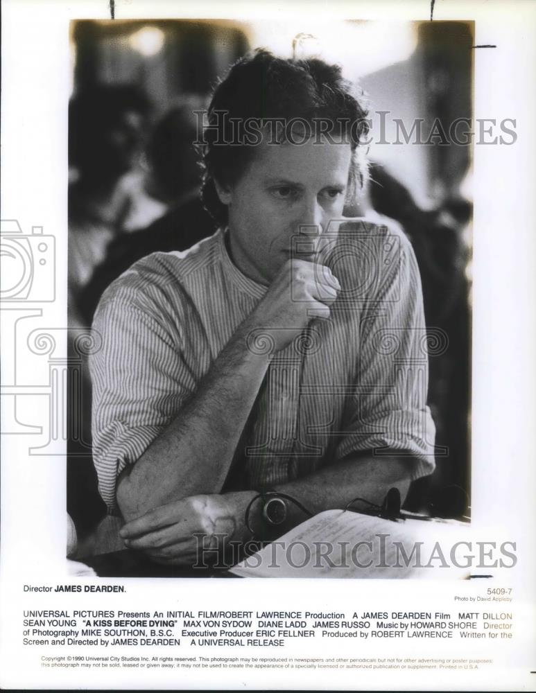 1991 Press Photo James Dearden on A Kiss Before Dying - cvp06379 - Historic Images