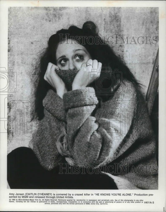 1980 Press Photo Caitlin O'Heany stars in He Knows You're Alone - cvp10680 - Historic Images