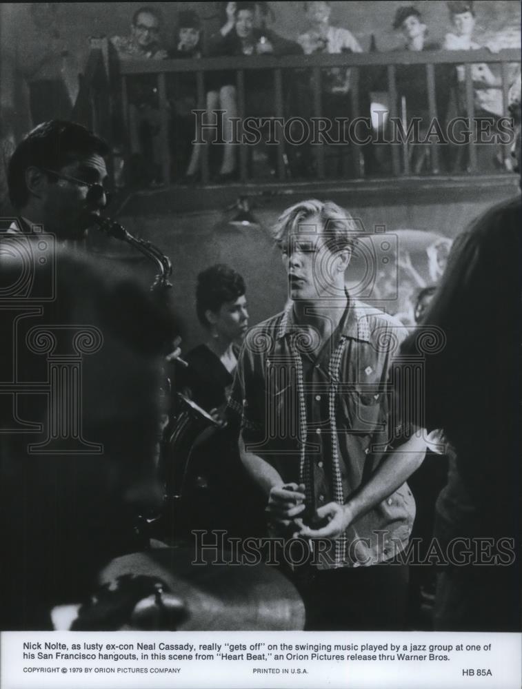 1980 Press Photo Nick Nolte stars in Heart Beat - cvp10681 - Historic Images