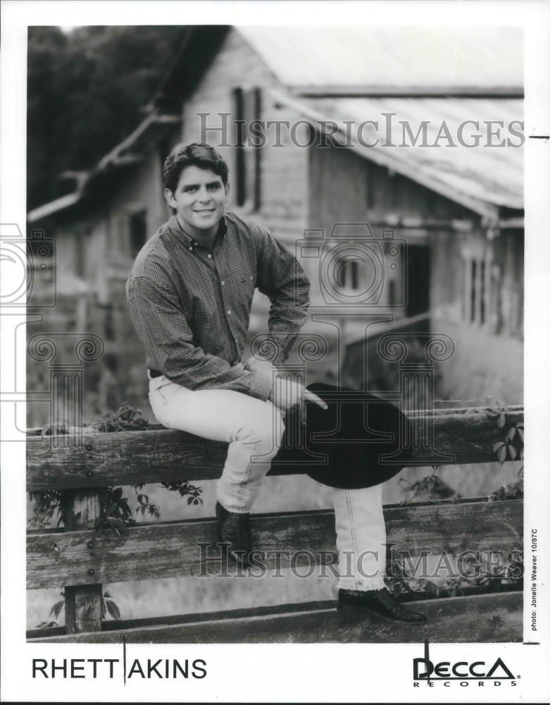 1997 Press Photo Rhett Akins Country Music Singer Songwriter - cvp14368 - Historic Images