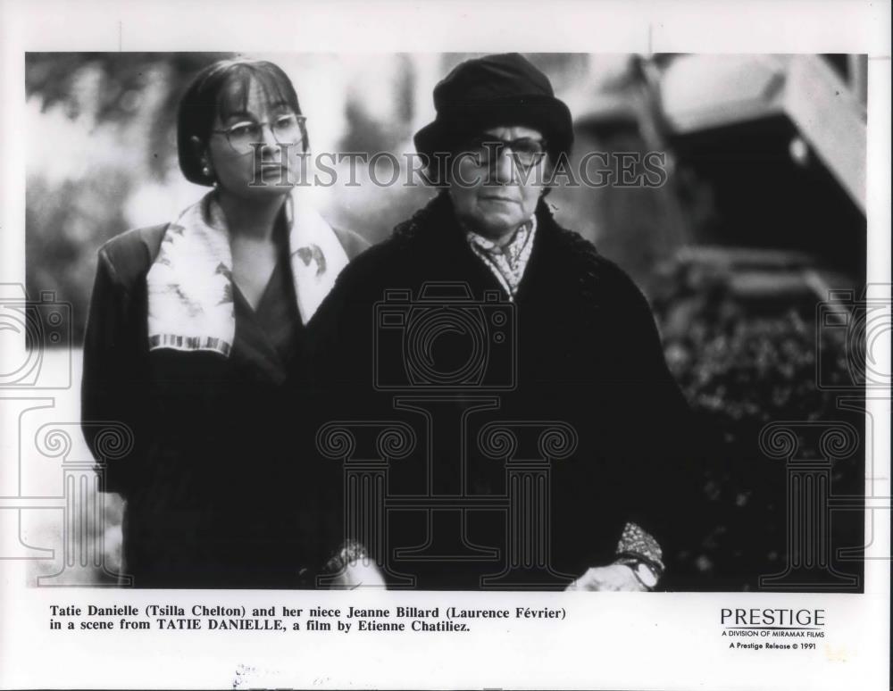 1991 Press Photo Tsilla Chelton &amp; Laurence Fevrier in Tatie Danielle - cvp09011 - Historic Images