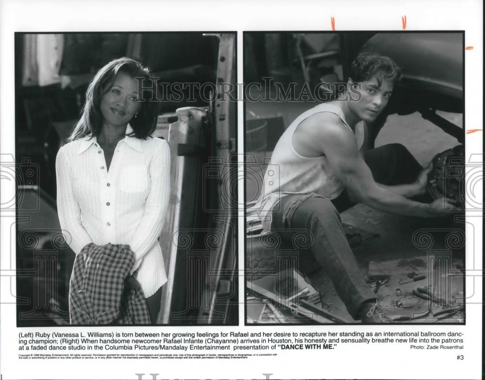 1998 Press Photo Vanessa Williams and Rafael Infante in Dance with Me - Historic Images