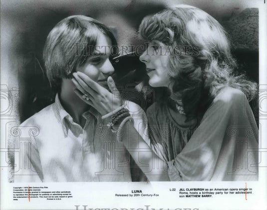 1979 Press Photo Jill Clayburgh & Matthew Barry in Luna - cvp09442 - Historic Images