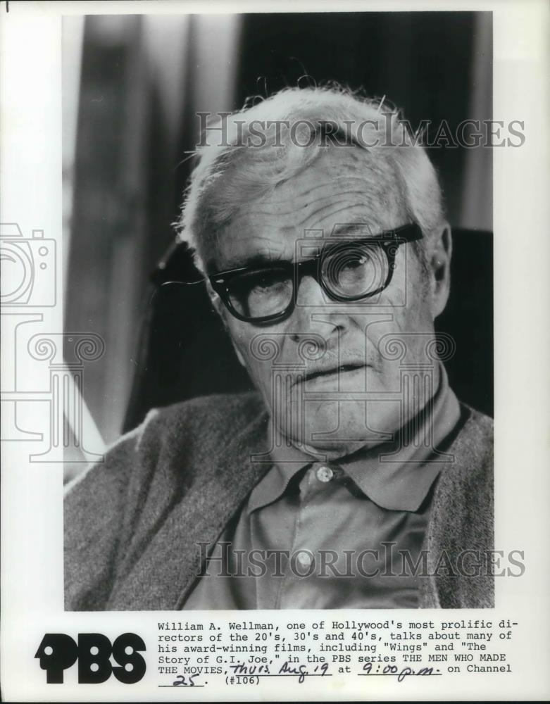 Press Photo William A. Wellman in PBS Series The Men Who Made Movies - cvp19696 - Historic Images