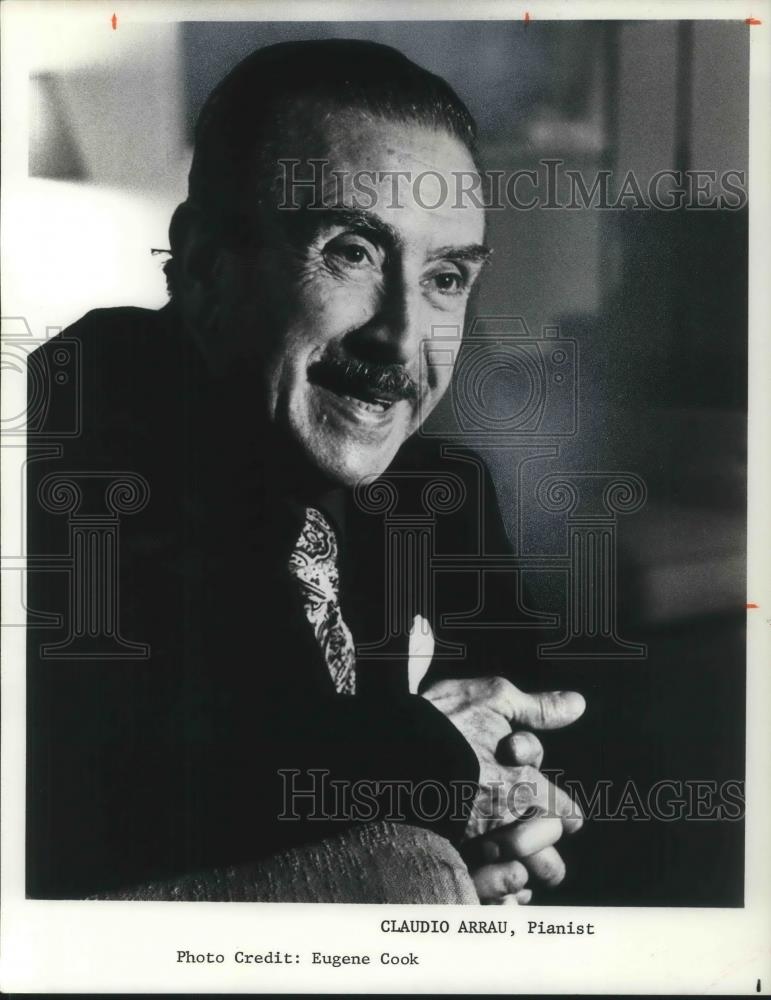 1976 Press Photo Claudio Arrau Classical Pianist - cvp08582 - Historic Images