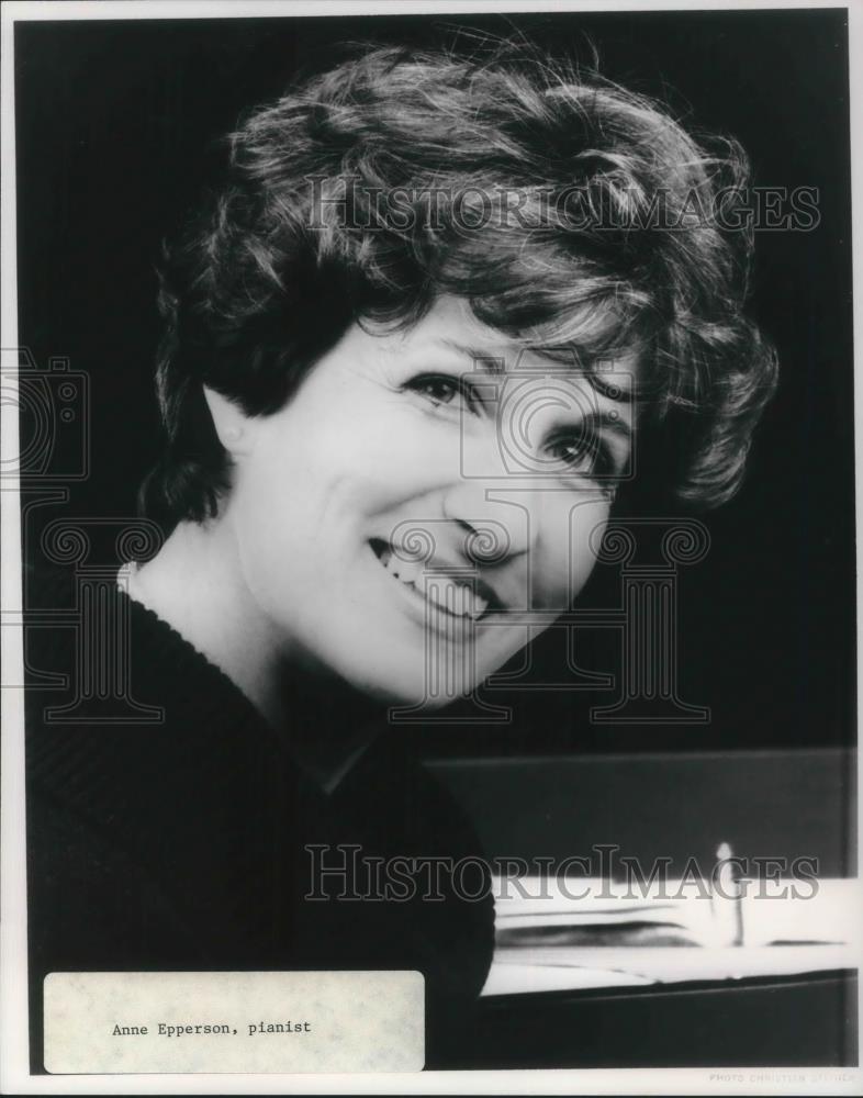 1994 Press Photo Anne Epperson Pianist - cvp05980 - Historic Images