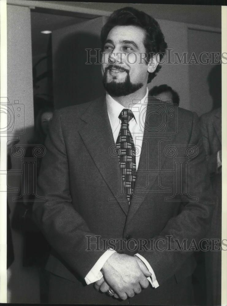 1979 Press Photo Placido Domingo Operatic Tenor Metropolitan Opera Otello - Historic Images