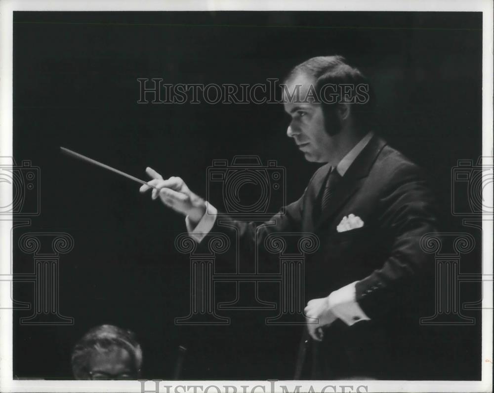 1974 Press Photo Matthias Bamert Assistant Conductor The Cleveland Orchestra - Historic Images