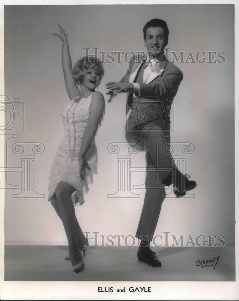 1962 Press Photo Ellis &amp; Gayle Dance Team - cvp04631 - Historic Images