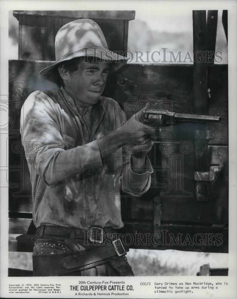 1972 Press Photo Gary Grimms The Culpepper Cattle Co - cvp17117 - Historic Images