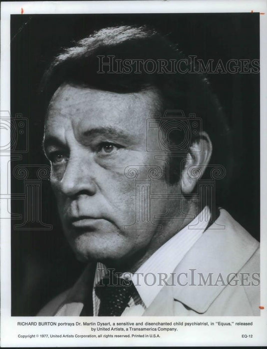 1978 Press Photo Richard Burton in Equus - cvp07044 - Historic Images