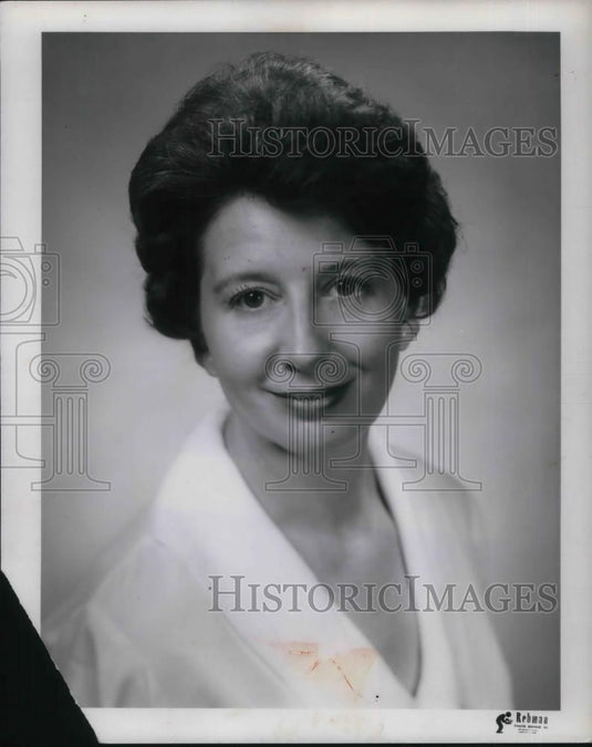 1967 Press Photo June Gibbson stars in The Hostage Play House Drury Theater - Historic Images