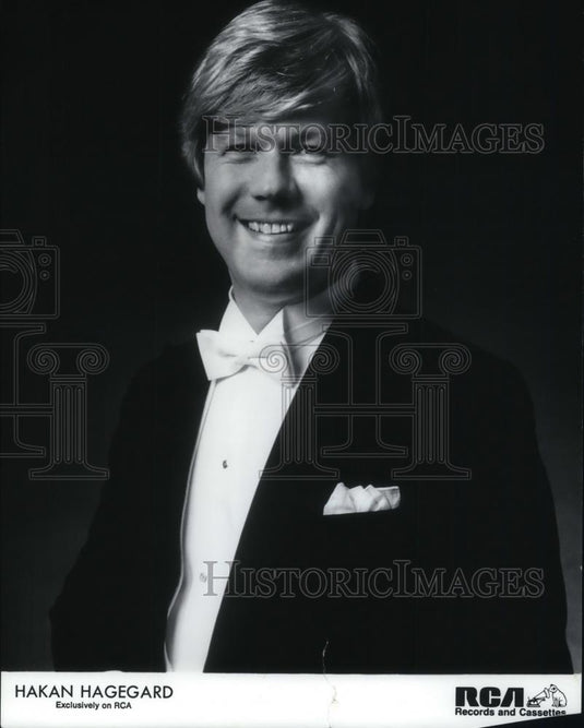 1984 Press Photo Hakan Hagegard Baritone - cvp17530 - Historic Images