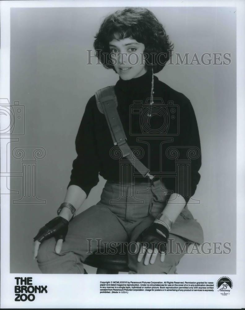 1987 Press Photo Kathleen Beller stars in The Bronx Zoo TV Show - cvp09754 - Historic Images