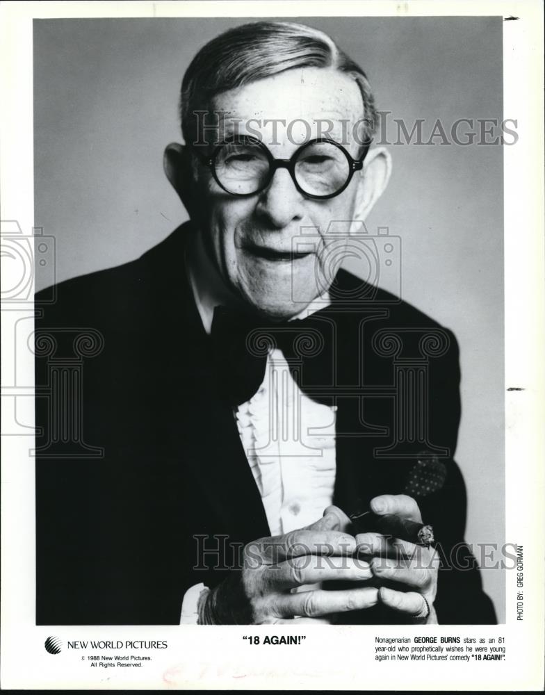 1989 Press Photo George Burns in 18 Again! - cvp01409 - Historic Images