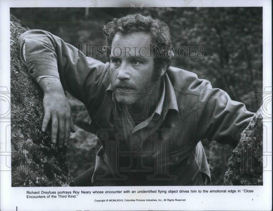 1978 Press Photo Richard Dreyfuss in Close Encounters of the Third Kind - Historic Images