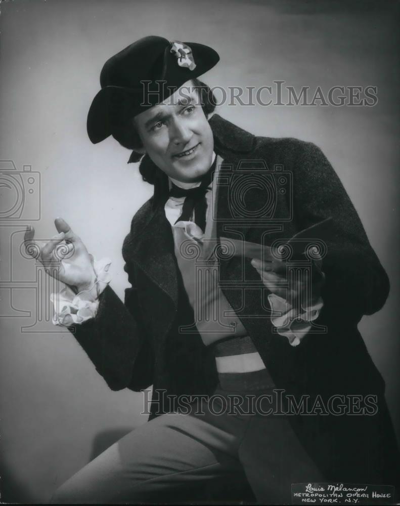 1971 Press Photo Clifford Harvuot as Roucher Andrea Chenier Metropolitan Opera - Historic Images