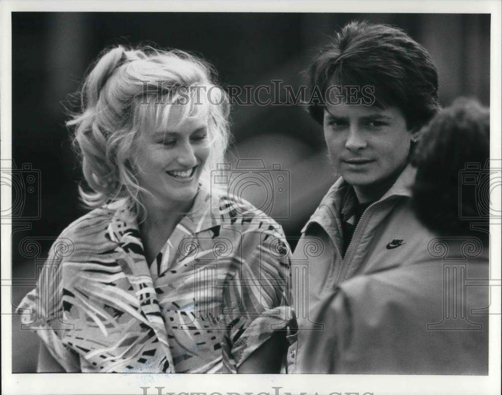 1986 Press Photo Michael J. Fox star of Teen Wolf - cvp14548 - Historic Images