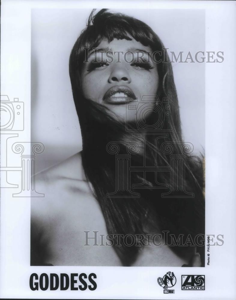 1994 Press Photo Elvira Valentine Lead Singer for Eurodance band Goddess - Historic Images