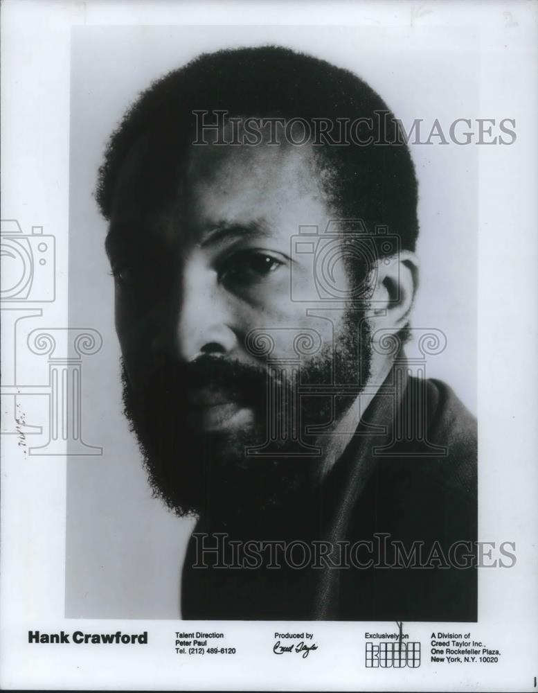1973 Press Photo Hank Crawford Jazz Soul Saxophonist Arranger Songwriter - Historic Images