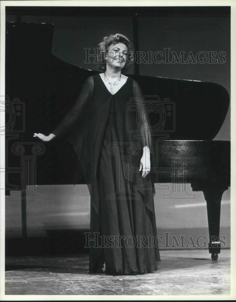 1989 Press Photo Arleen Auger Soprano Opera Singer in Recital Aspen Colorado - Historic Images