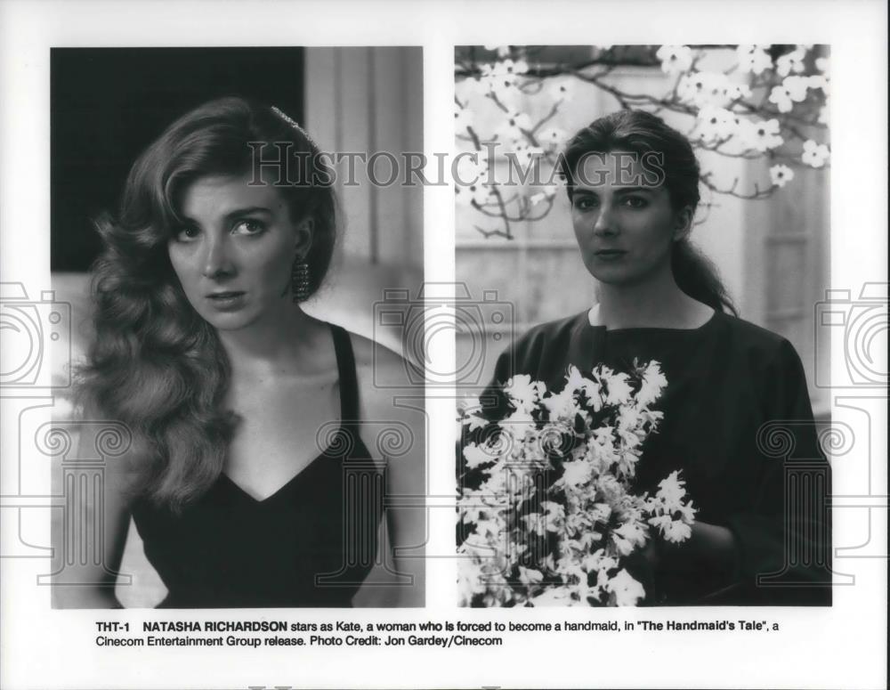 1991 Press Photo Natasha Richardson in The Handmaid&#39;s Tale - cvp09189 - Historic Images