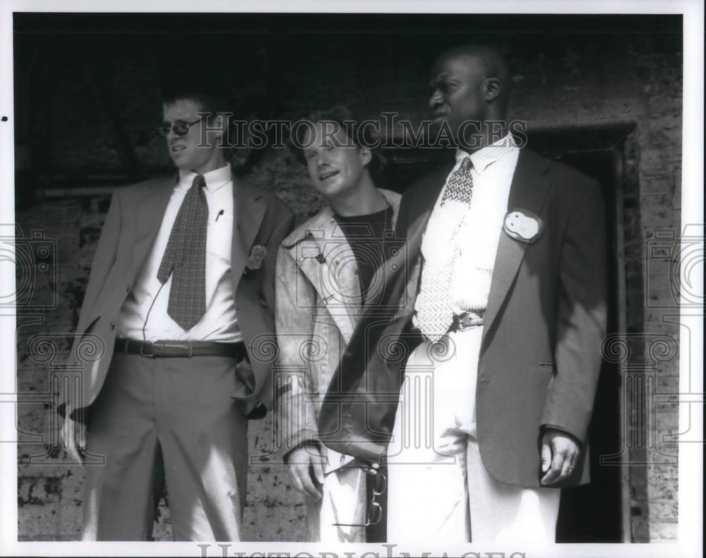 Press Photo Kyle Secor, Reed Diamond, Andre Braugher in Homicide: - cvp18342 - Historic Images