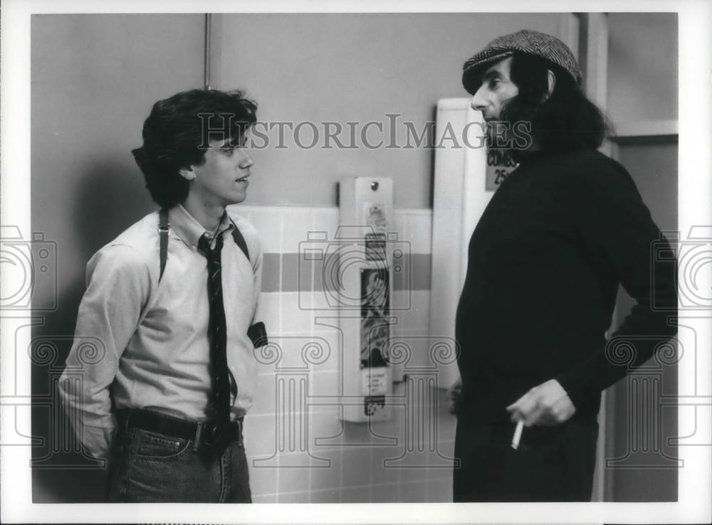 1986 Press Photo Robby Benson &amp; Jimmy Day in Tough Cookies - cvp11453 - Historic Images