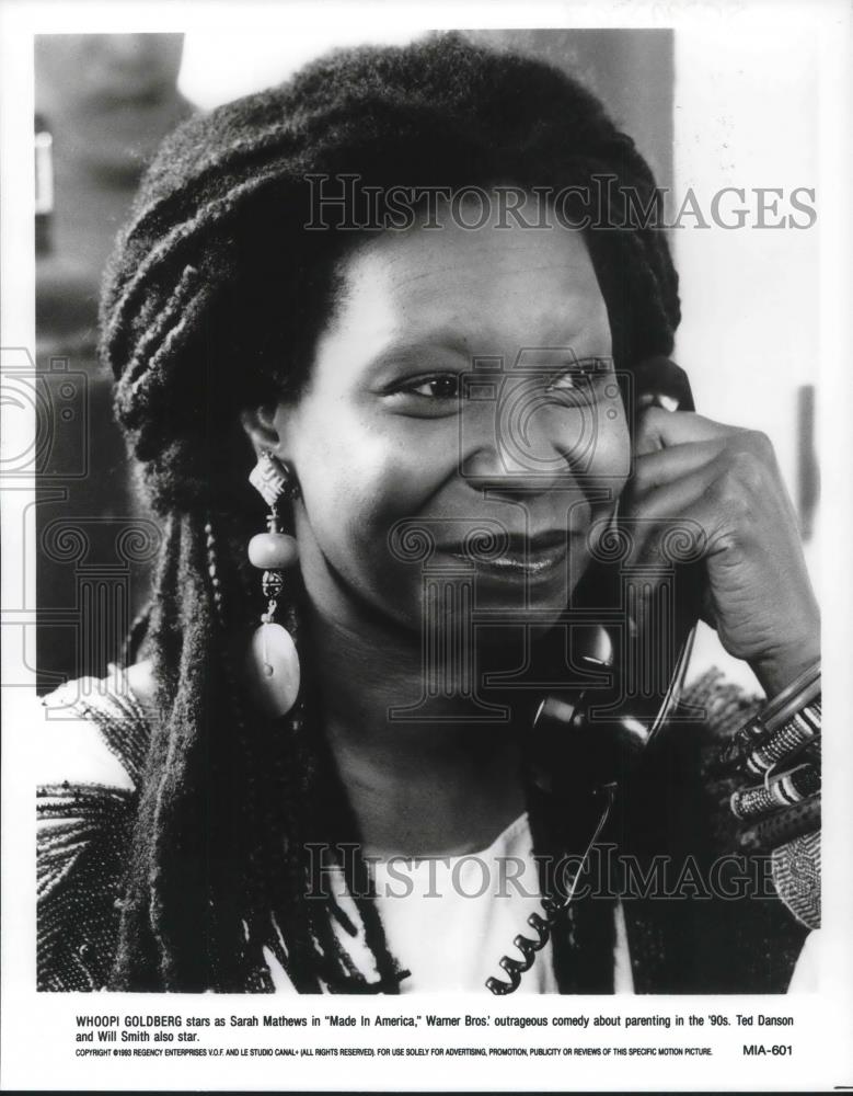 1994 Press Photo Whoopi Goldberg in Made in America - cvp09953 - Historic Images