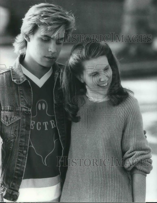 1986 Press Photo Pat Petersen and Mary Tanner star in Little Miss Perfect - Historic Images