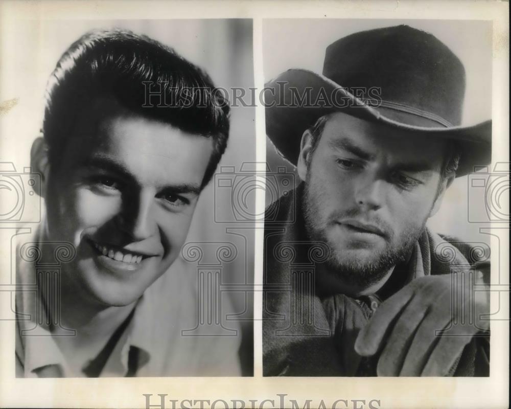 1955 Press Photo Robert Wagner in The Ox Bow Incident - cvp19928 - Historic Images