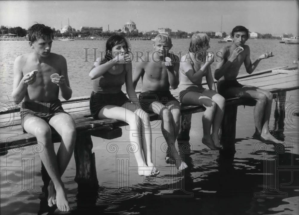 1966 Press Photo Russian Film Goodbye Boys - cvp19961 - Historic Images