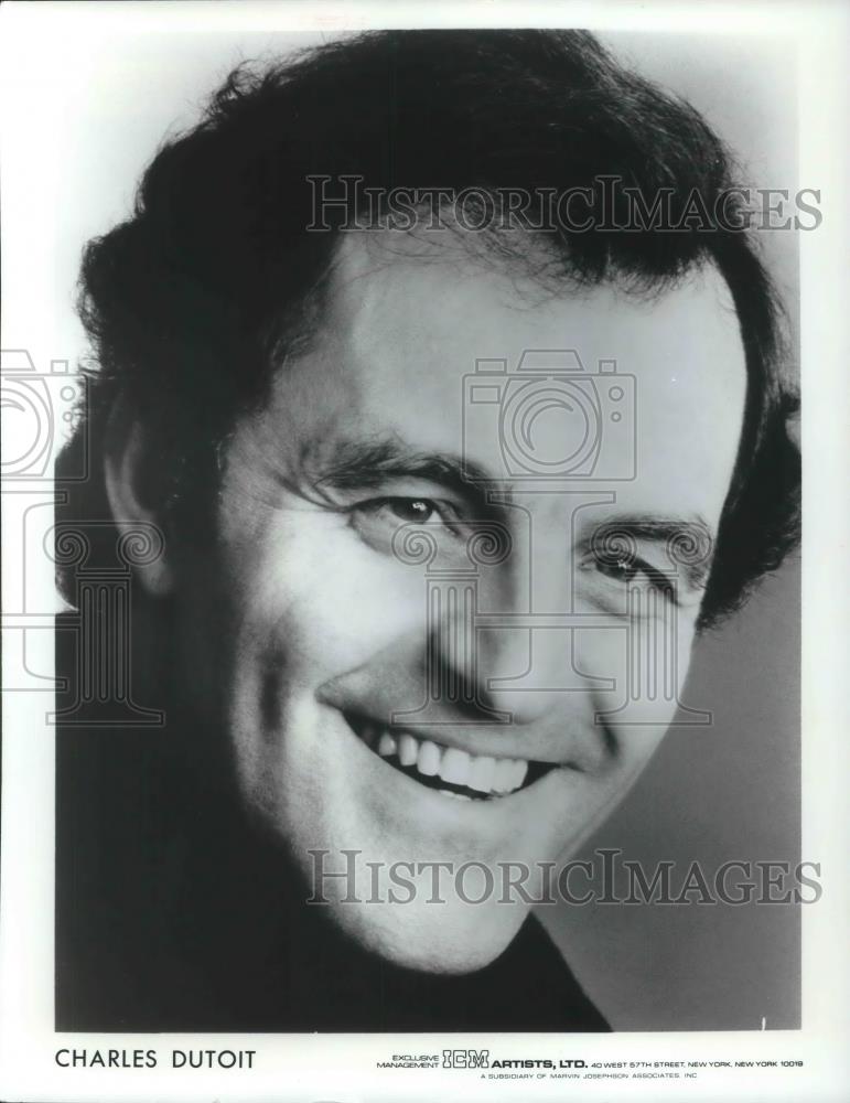 1984 Press Photo Charles Dutoit Classical Conductor Philadelphia Orchestra - Historic Images