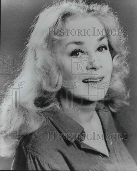 1982 Press Photo June Havoc stars in Sweeney Todd Broadway Musical - cvp16549 - Historic Images
