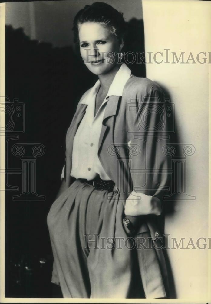 1991 Press Photo Sharon Gless American Actress starred on Cagney & Lacey - Historic Images