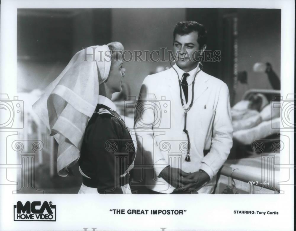 1961 Press Photo Tony Curtis in The Great Imposter - cvp10330 - Historic Images
