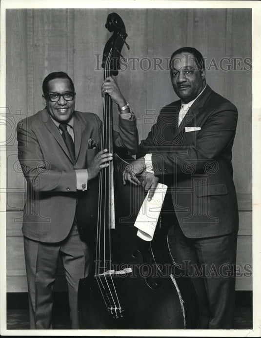 1970 Press Photo Sam Abrams Bassist Dave Guinn Pianist Green Turtle Restaurant - Historic Images