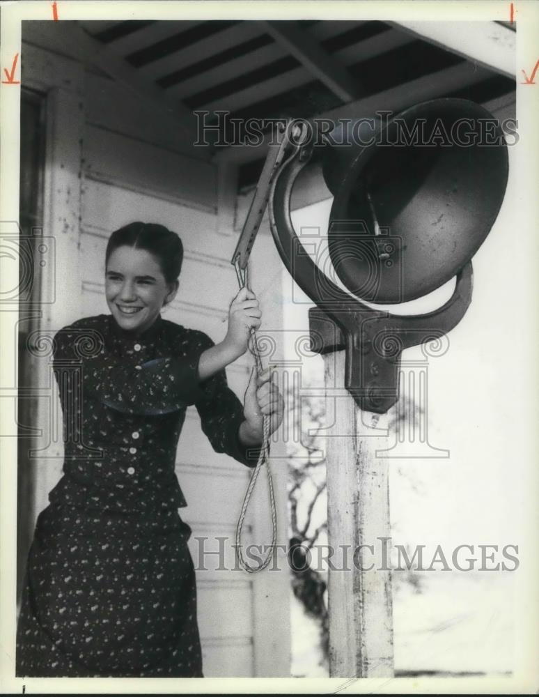 1979 Press Photo Melissa Gilbert stars on Little House on the Prairie - Historic Images