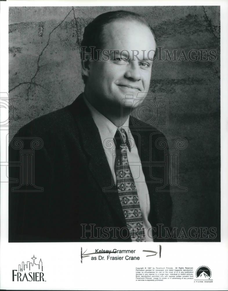 1998 Press Photo Kelsey Grammer stars in Frasier TV Sitcom - cvp13353 - Historic Images